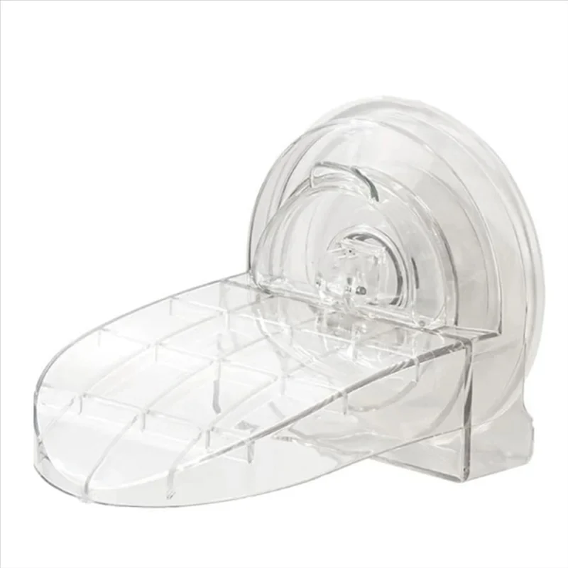 Suction-mounted foot rest used for shaving in the shower