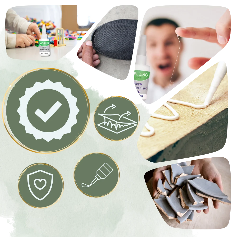 Versatile Welding High Strength Oily Glue - Flexible and Resilient Repairs - Ozerty